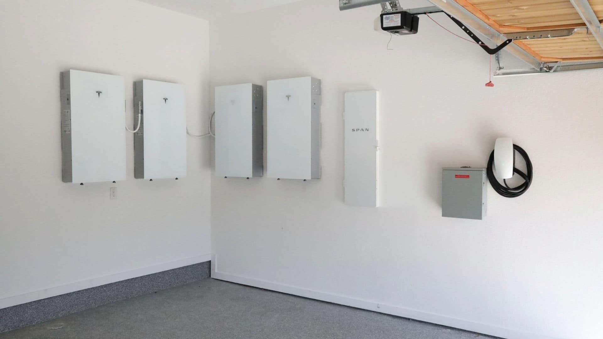 Tesla Powerwall installation with SPAN smart panel
