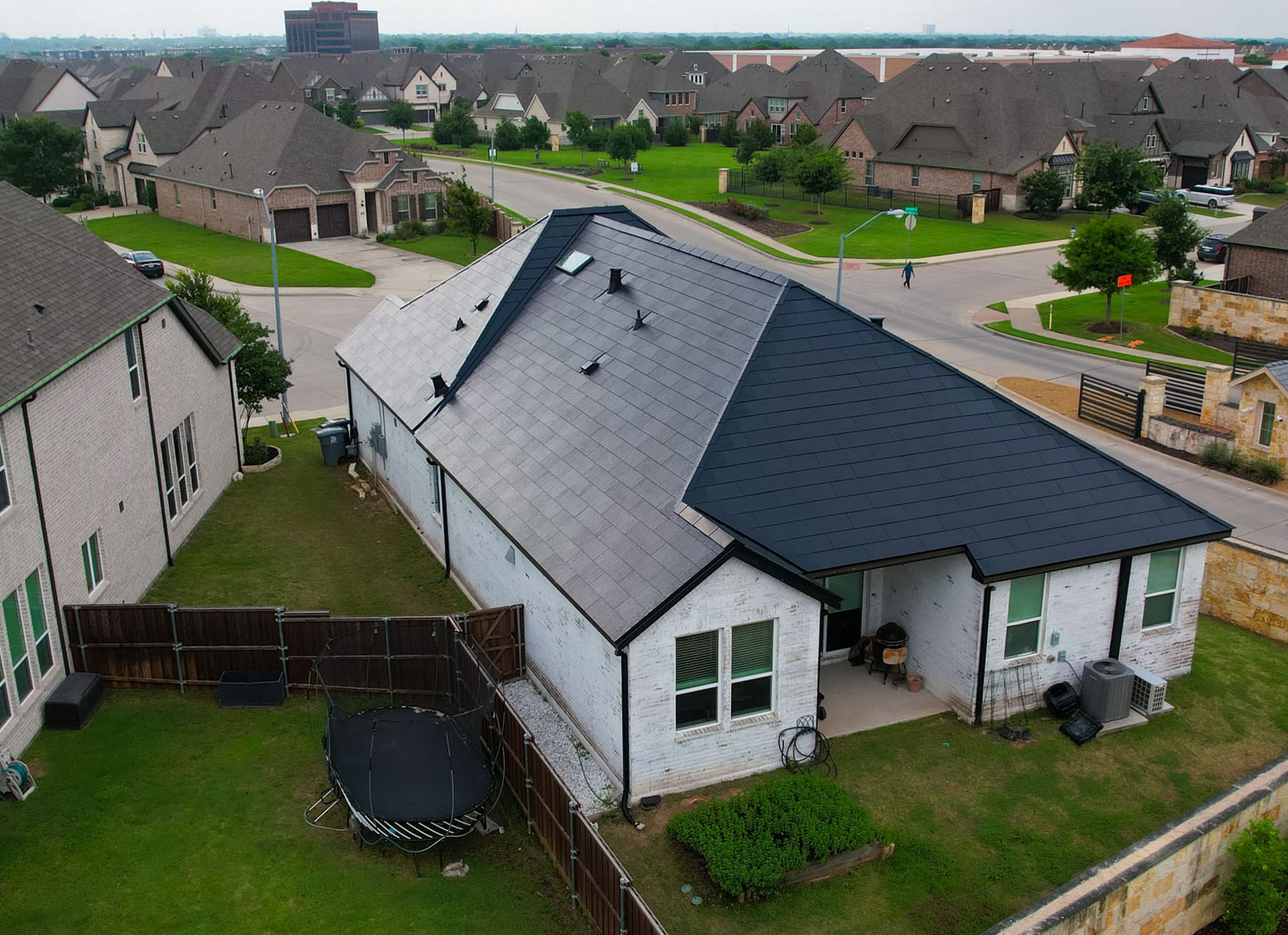 Suburban Tesla Solar Roof home