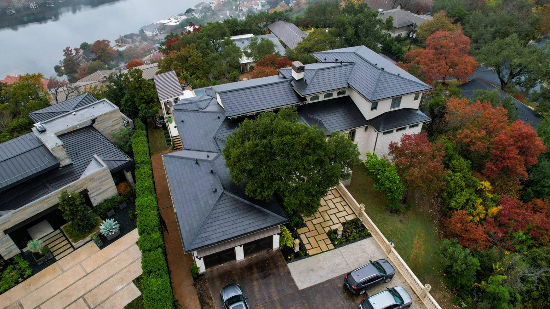 Tesla Solar Roof installation