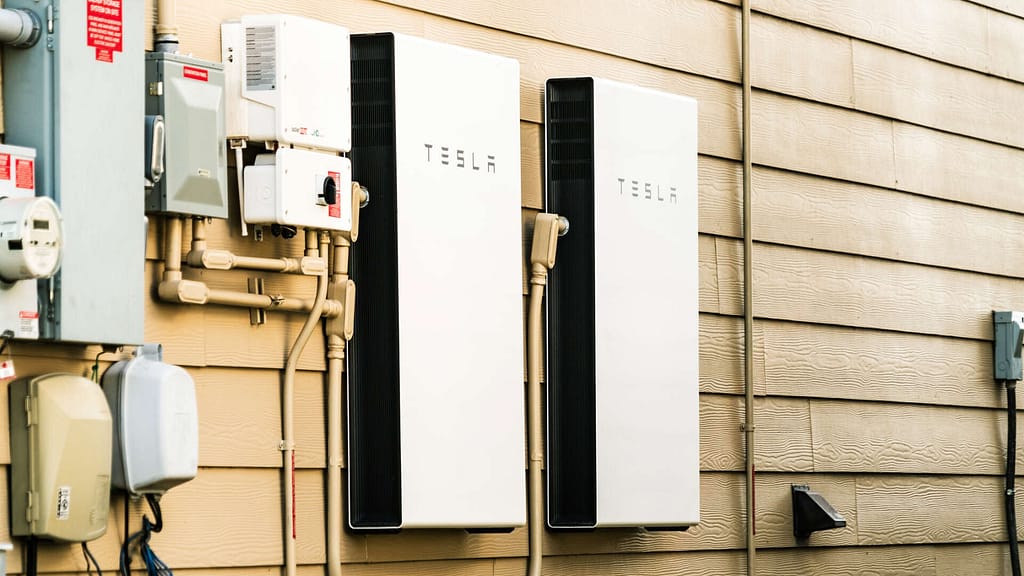 pair of tesla powerwalls