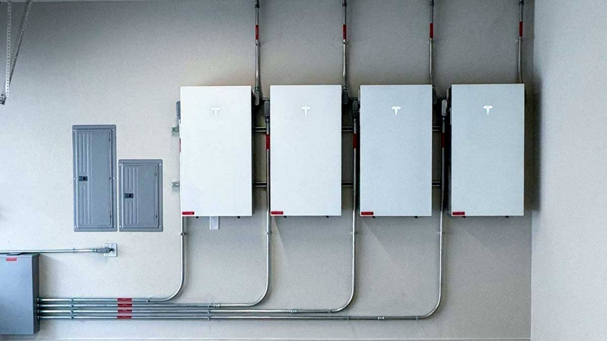 Installed Tesla Powerwall 3s