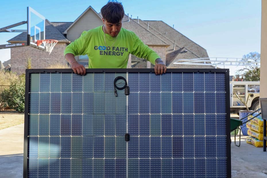 Solar Cells on Panel