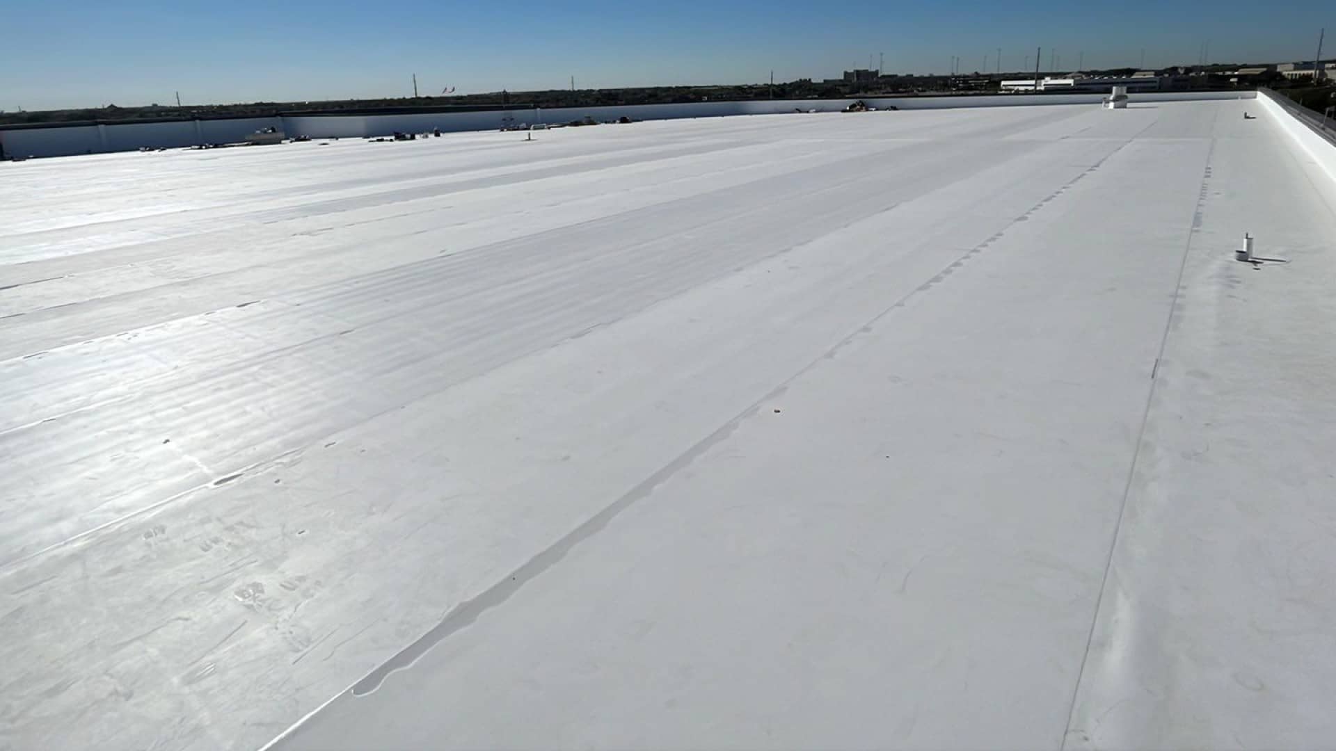 TPO Commercial roofing project in Texas