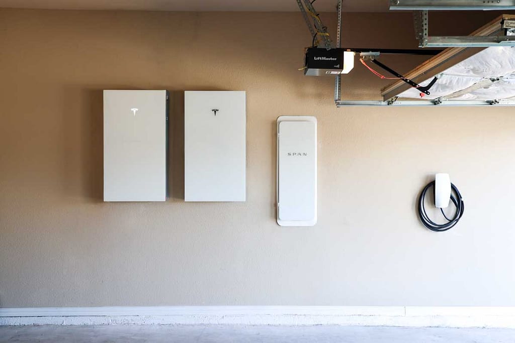 Tesla Powerwall and Charger installation with SPAN Smart Panel