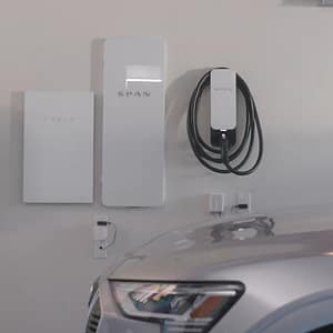 SPAN Drive EV Charger in Residential Home