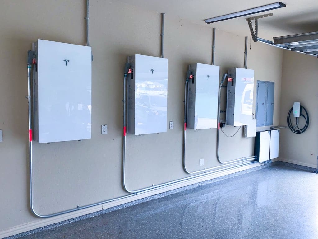 Tesla Powerwall 3 in Garage