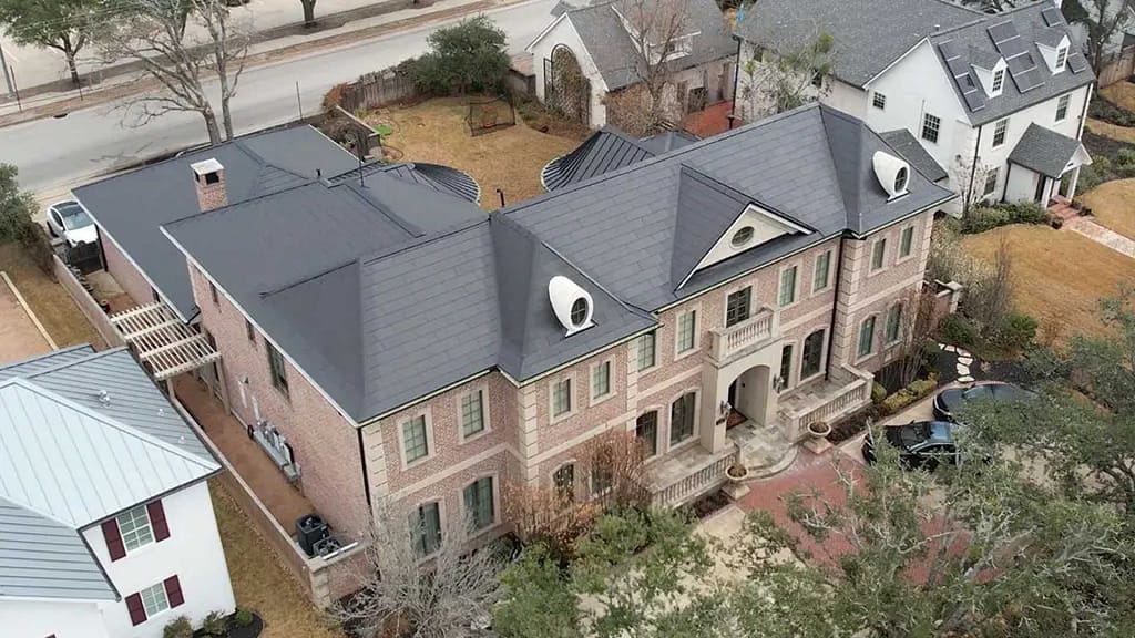 Tesla Solar Roof Installed on a large building