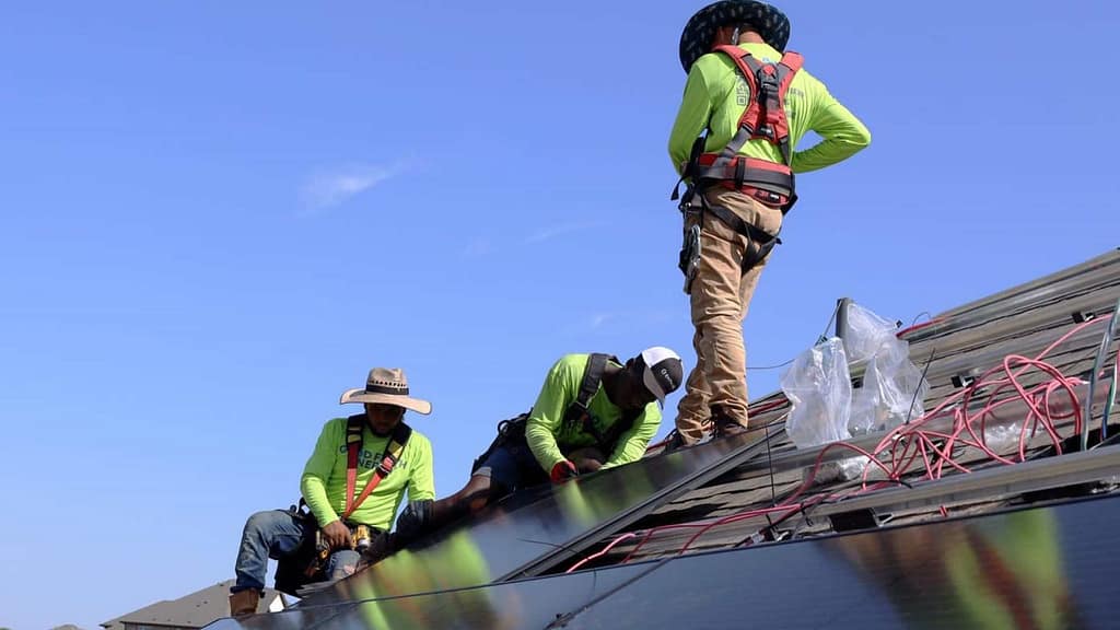 Good Faith Energy three certified tesla solar panel installers