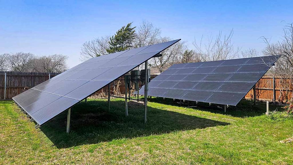 ground mount solar system
