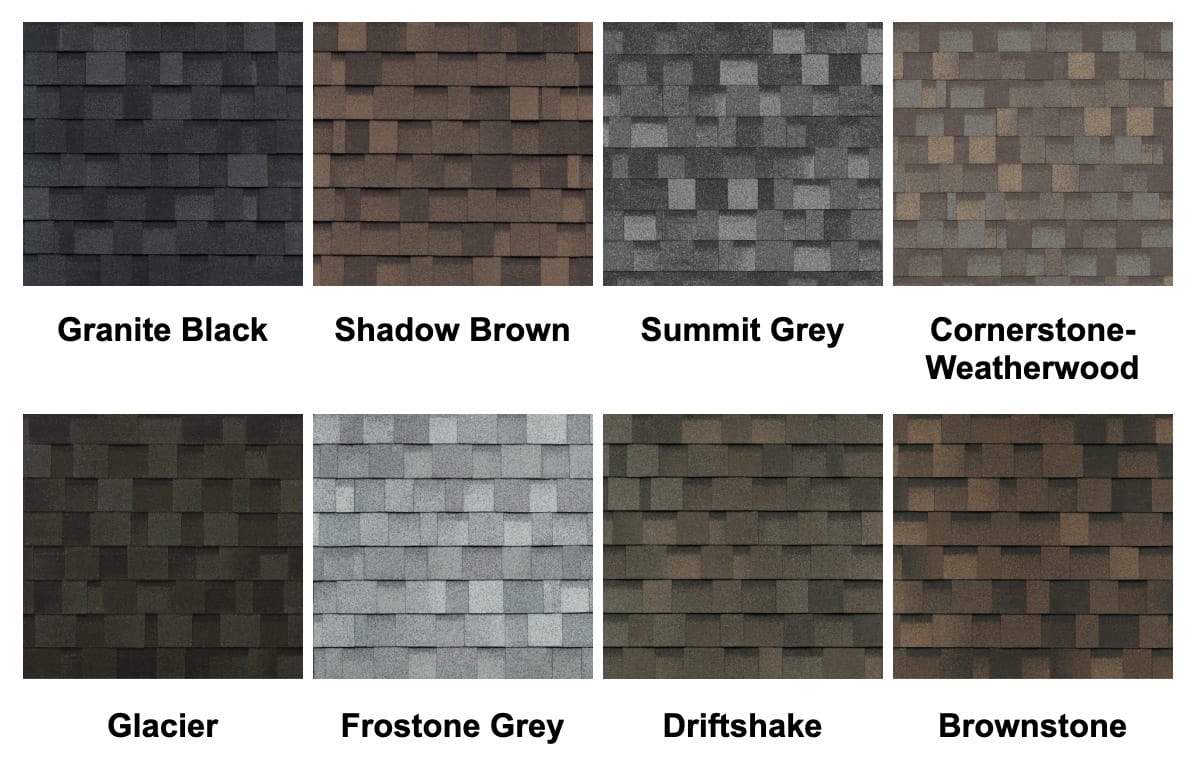 Nordic Roof Shingle Colors