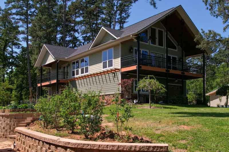 house with grey roof color tile