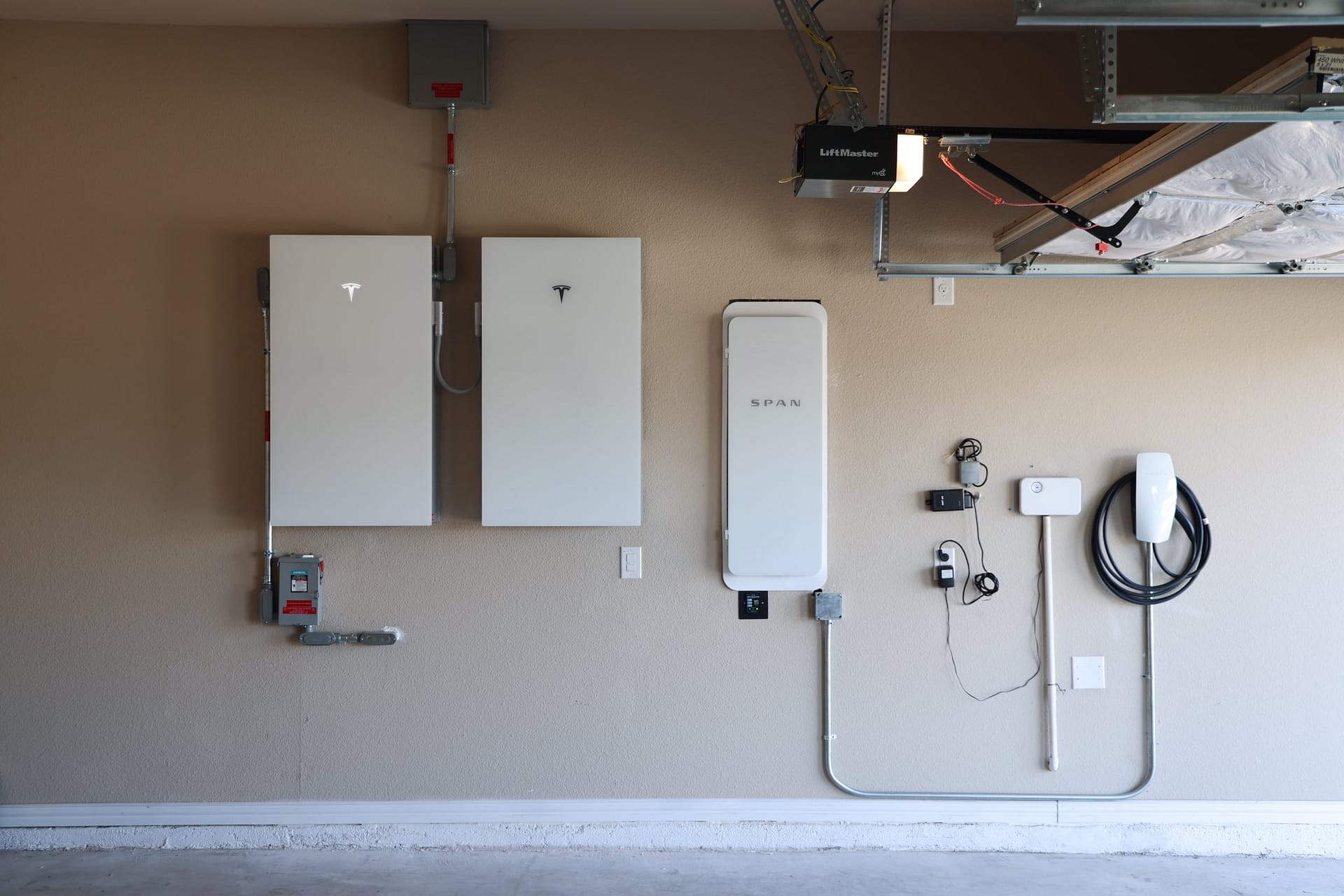 SPAN Smart Electrical Panel installed with Tesla Powerwall