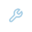 Blue Wrench Icon
