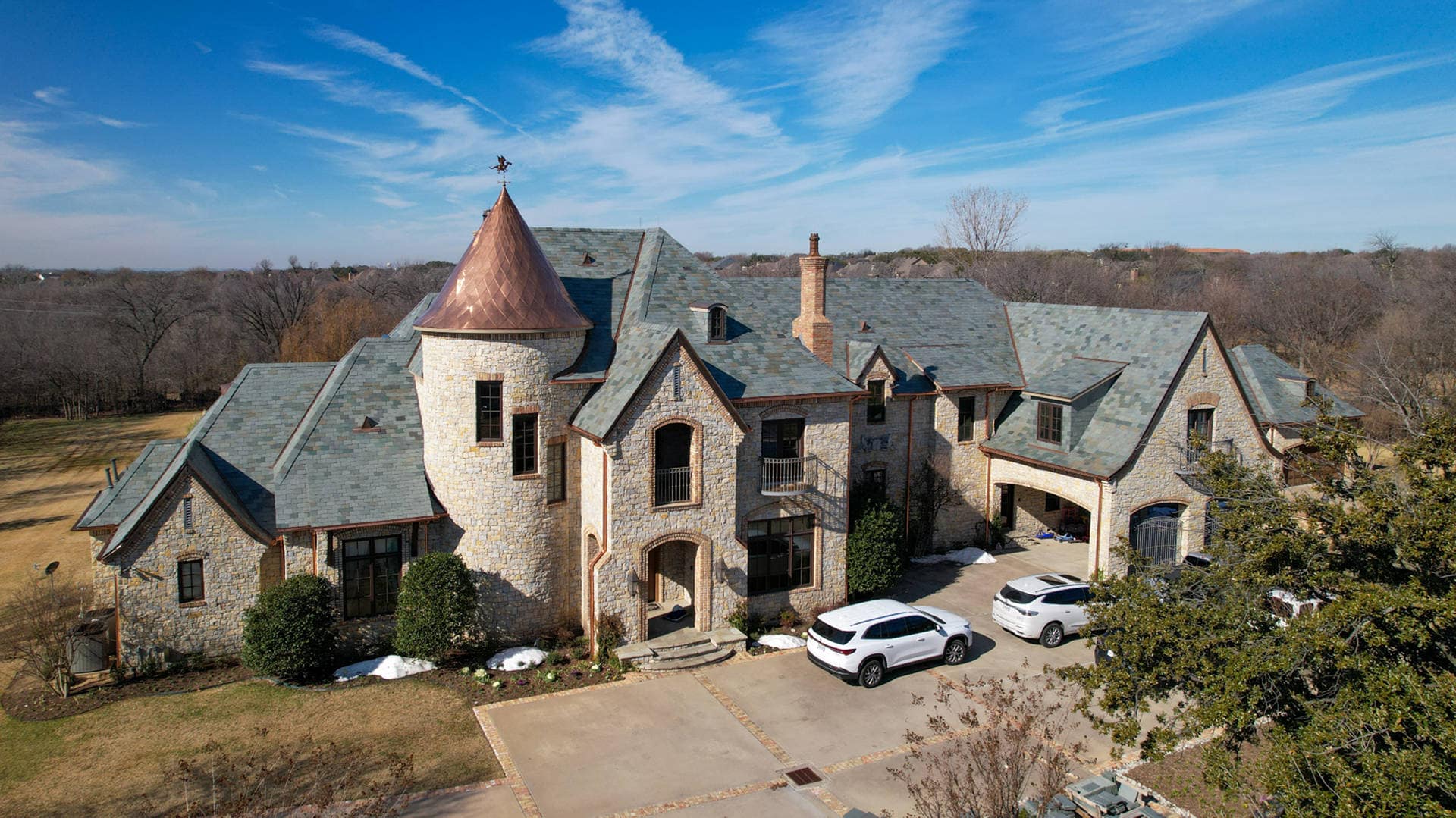 Residential and commercial roofing project