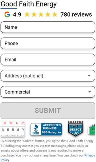 Good Faith Energy contact form preview