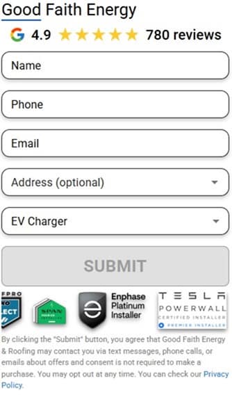 Good Faith Energy contact form preview