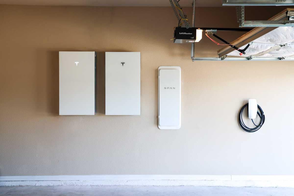 Tesla Powerwall garage installation