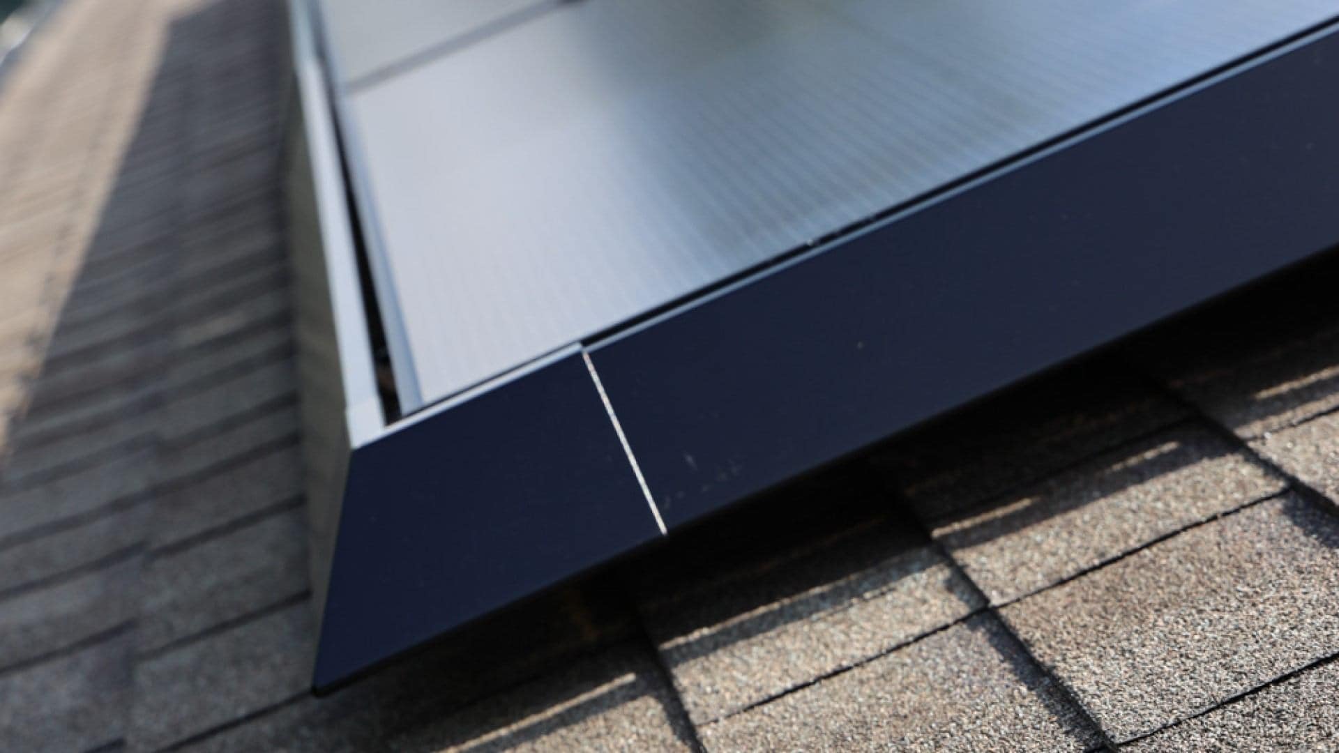 solar panel corner upclose