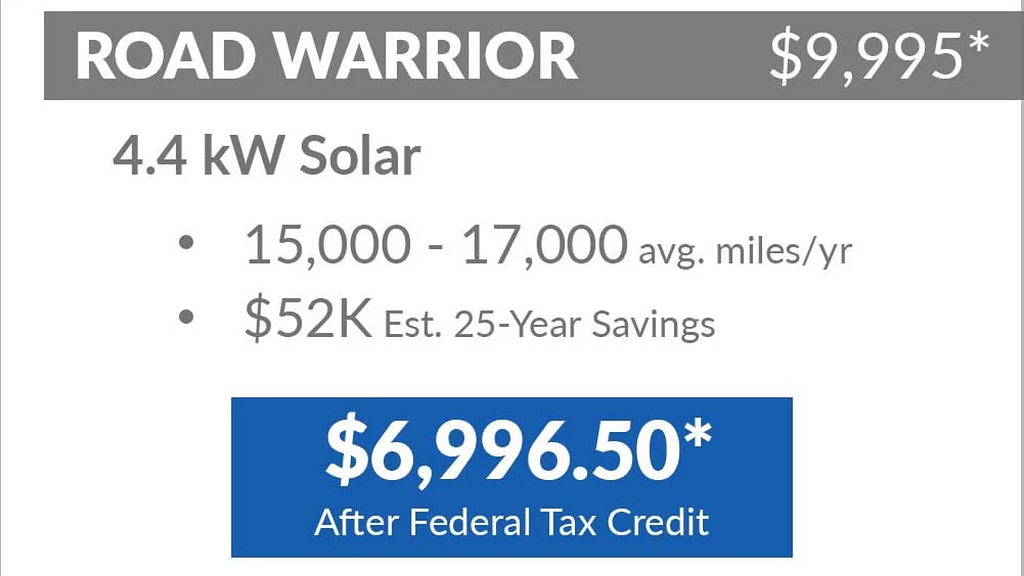 road warrior price