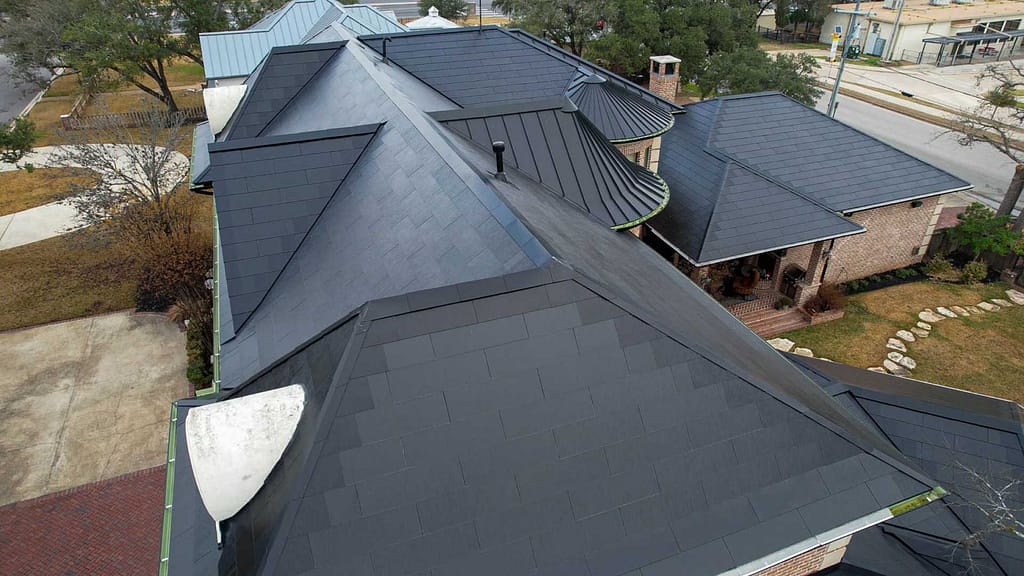 Texas Tesla solar roof installed by Good Faith Energy installer