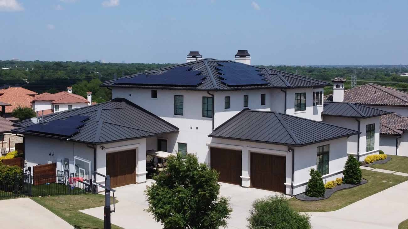 Texas Home with solar by Good Faith Energy
